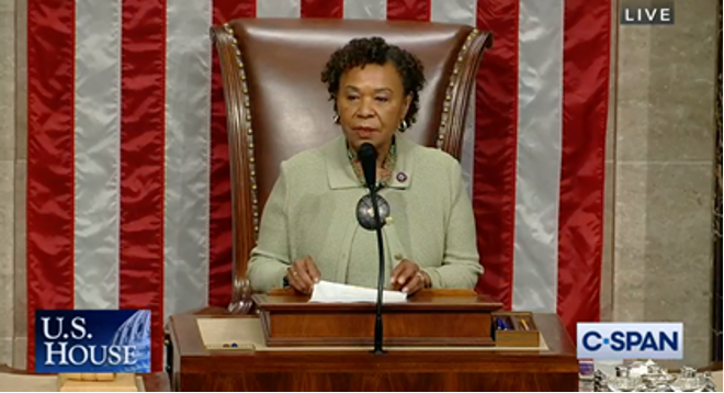 Congresswoman Barbara Lee Presides Over AUMF Rule Vote